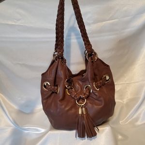 Michael Kors purse, brown leather